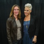 Caroline Fernandez and Pink